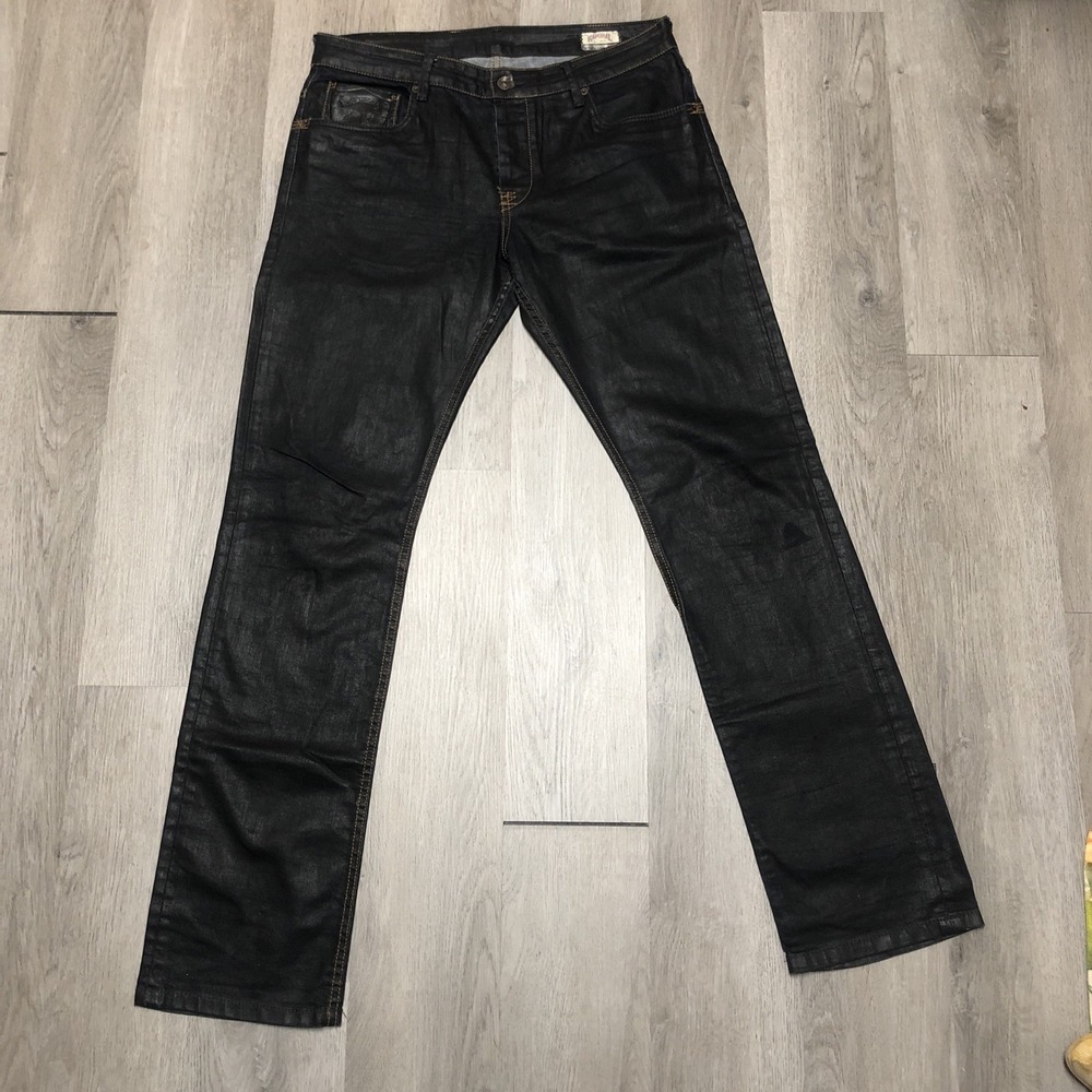 Kaporal 5 Jeans Black Ambrose Size Us 34 French 44 Jeans Cotton Blend Preowned